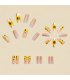 NA093 - Multi-Color Sunflower Nails